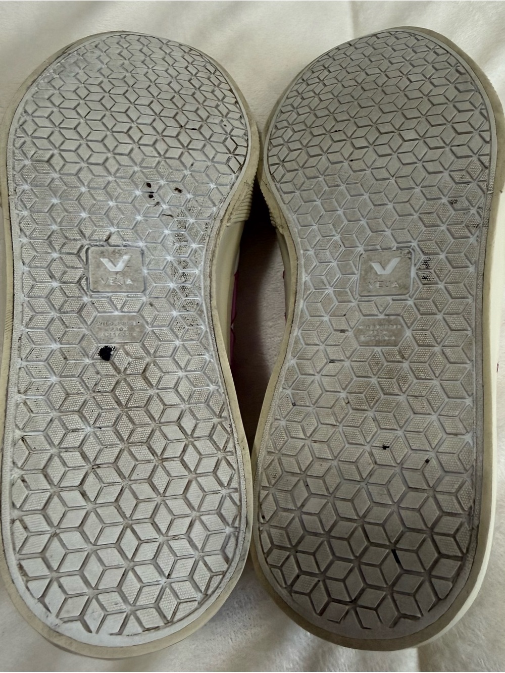 VEJA Campo Leather Sneakers White Pink & Lime Green Women’s US 8 EU 39 - Picture 8 of 8